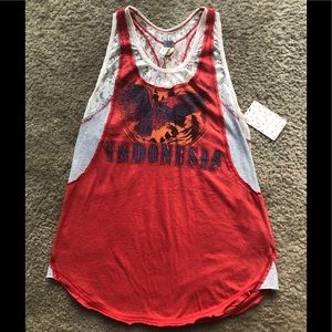 SOLD ON EB@Y Free people NWT beautiful“Indonesia” lace tank top